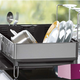 The simplehuman Steel Frame Dishrack offers a ton of space for dishes, dedicated areas for mugs, silverware, and wine glasses, and manages to actually look nice, which is no small feat for a dish rack.